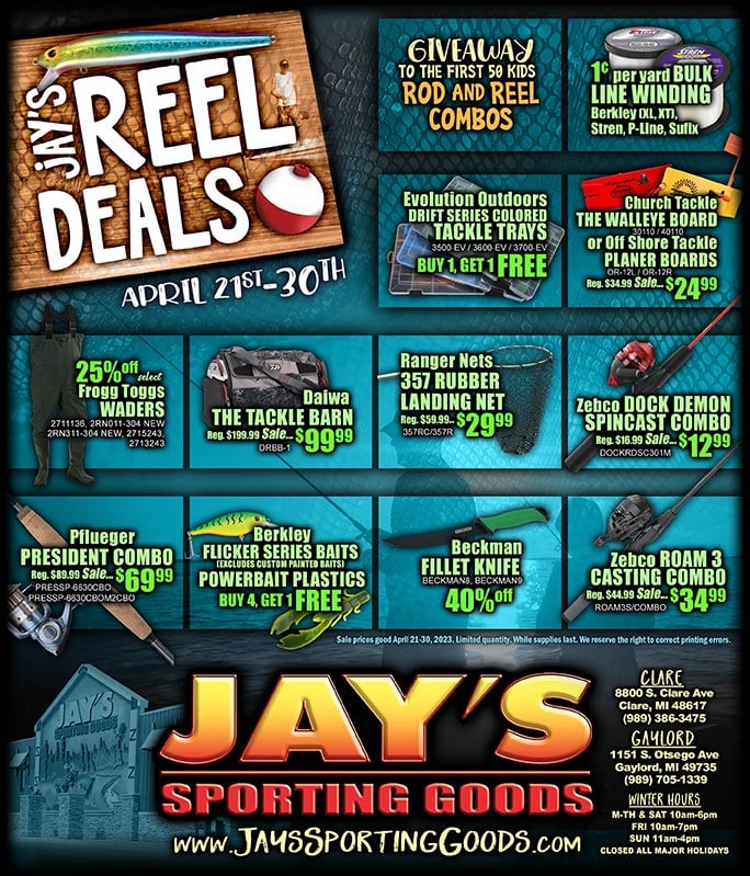 Reel Deals 2023 - Jay's Sporting Goods